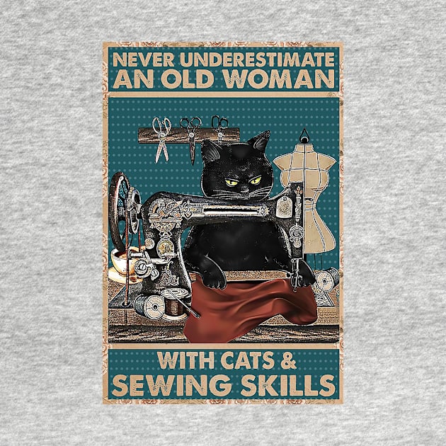 Never underestimate An old Woman Cat Lover by Delmonico2022